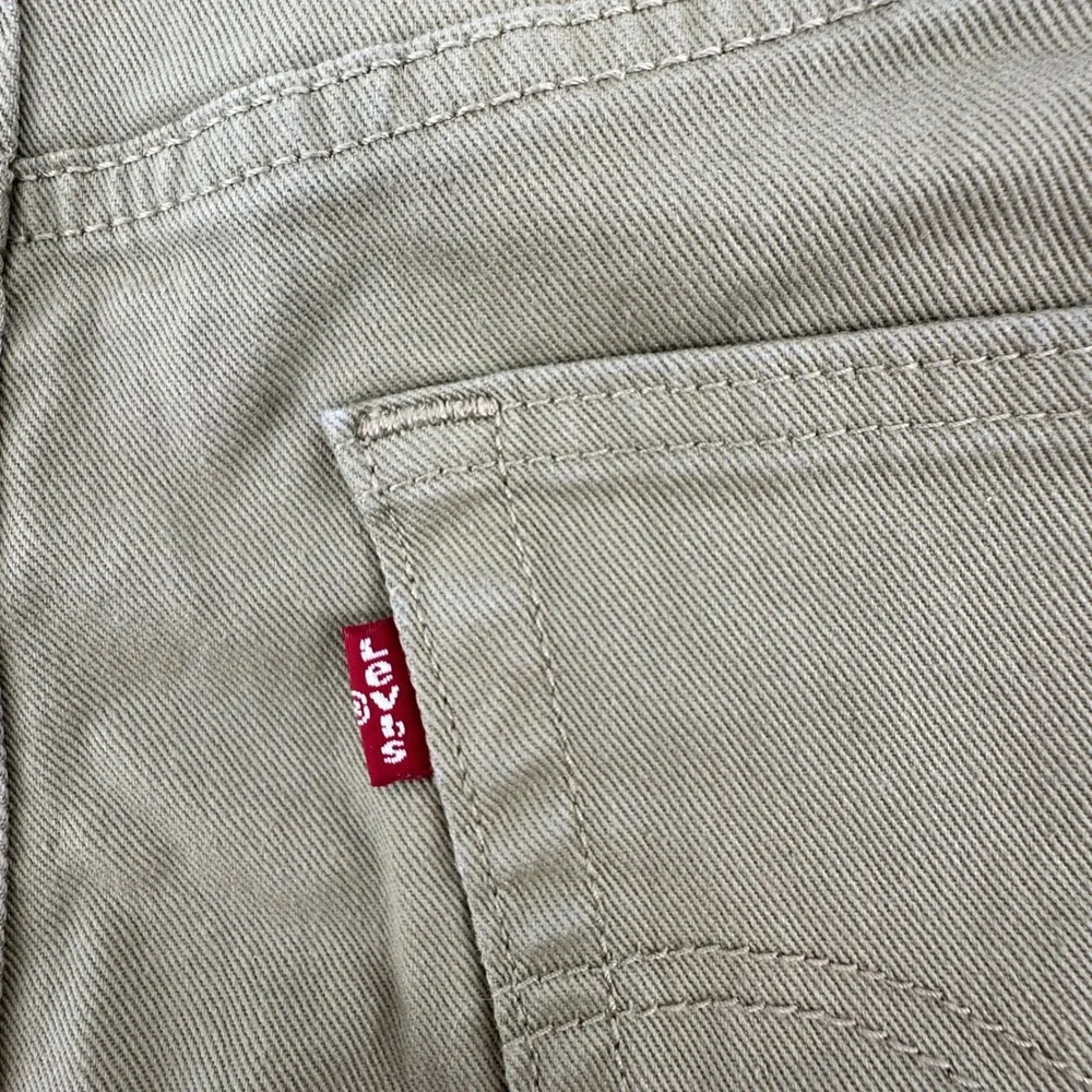 Levis 405‎ Regular Fit Denim Shorts Mens 29 Khaki Tan Brown WaterLess 39864-0079